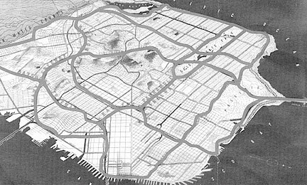 1948 Proposal For Freeways In San Francisco